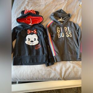 Girls 5/6 long sleeve hoodie bundle